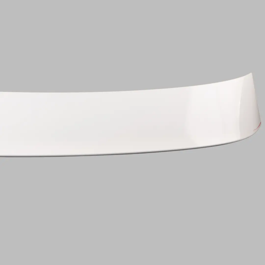 Audi A1 8X Rear Spoiler Tailgate Trunk Trim Panel Cortina White - B9A