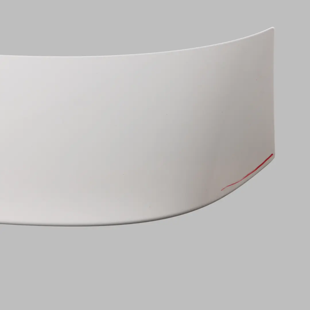 Audi A1 8X Rear Spoiler Tailgate Trunk Trim Panel Cortina White - B9A
