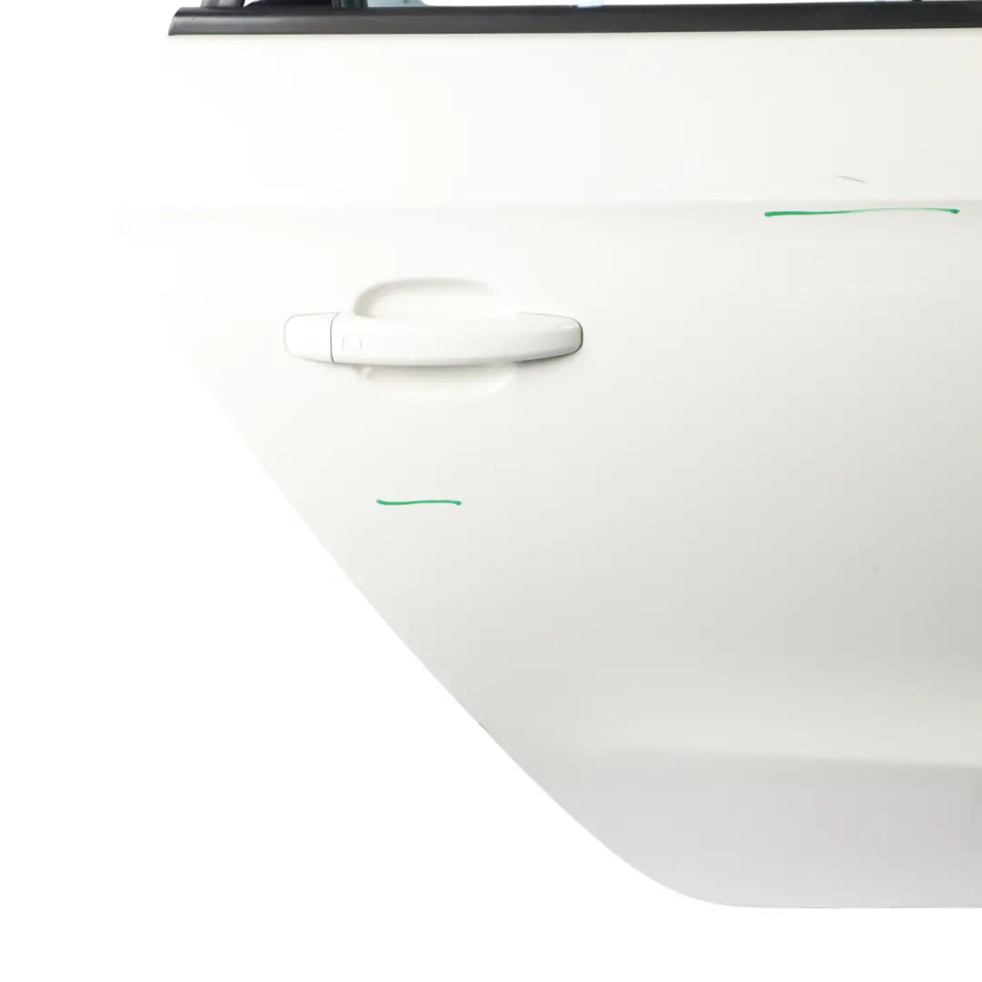 Audi A1 8X Door Rear Right O/S Covering Panel Cortina White - B9A 