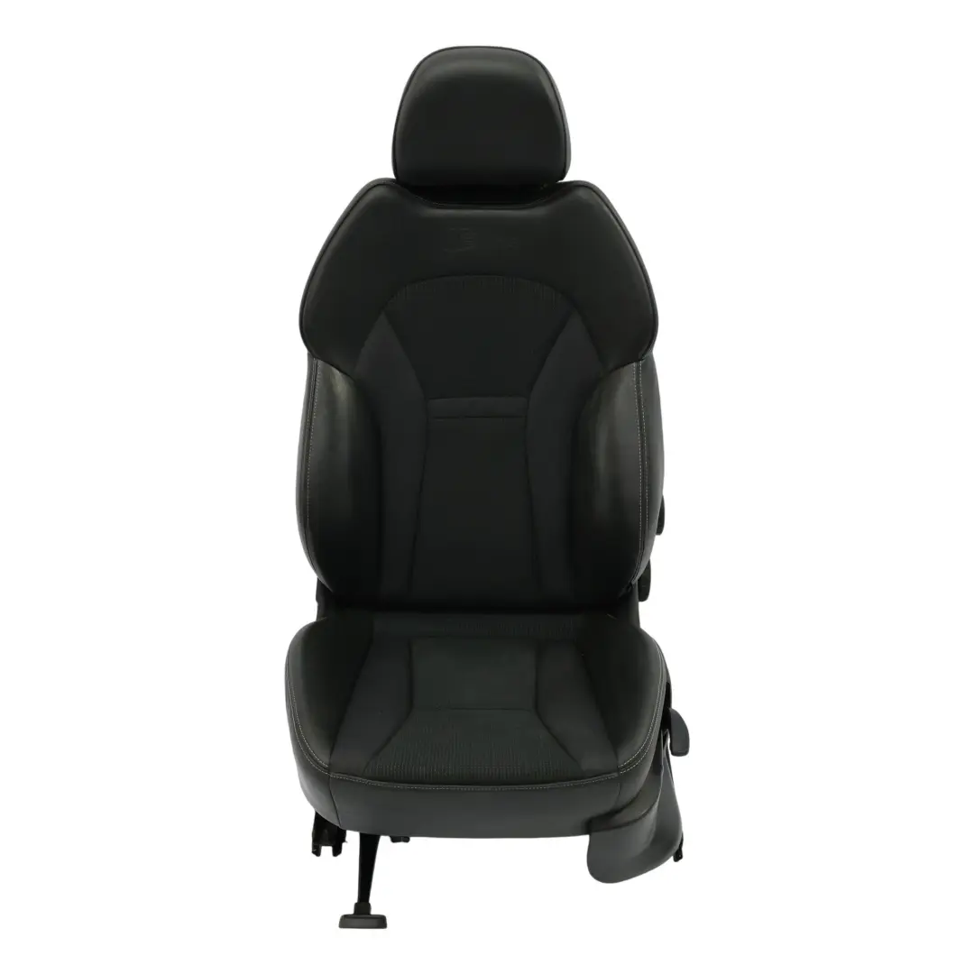 Audi A1 8X 5 Door S-Line Front Sport Seat Cloth/Leather Interior Left N/S Black