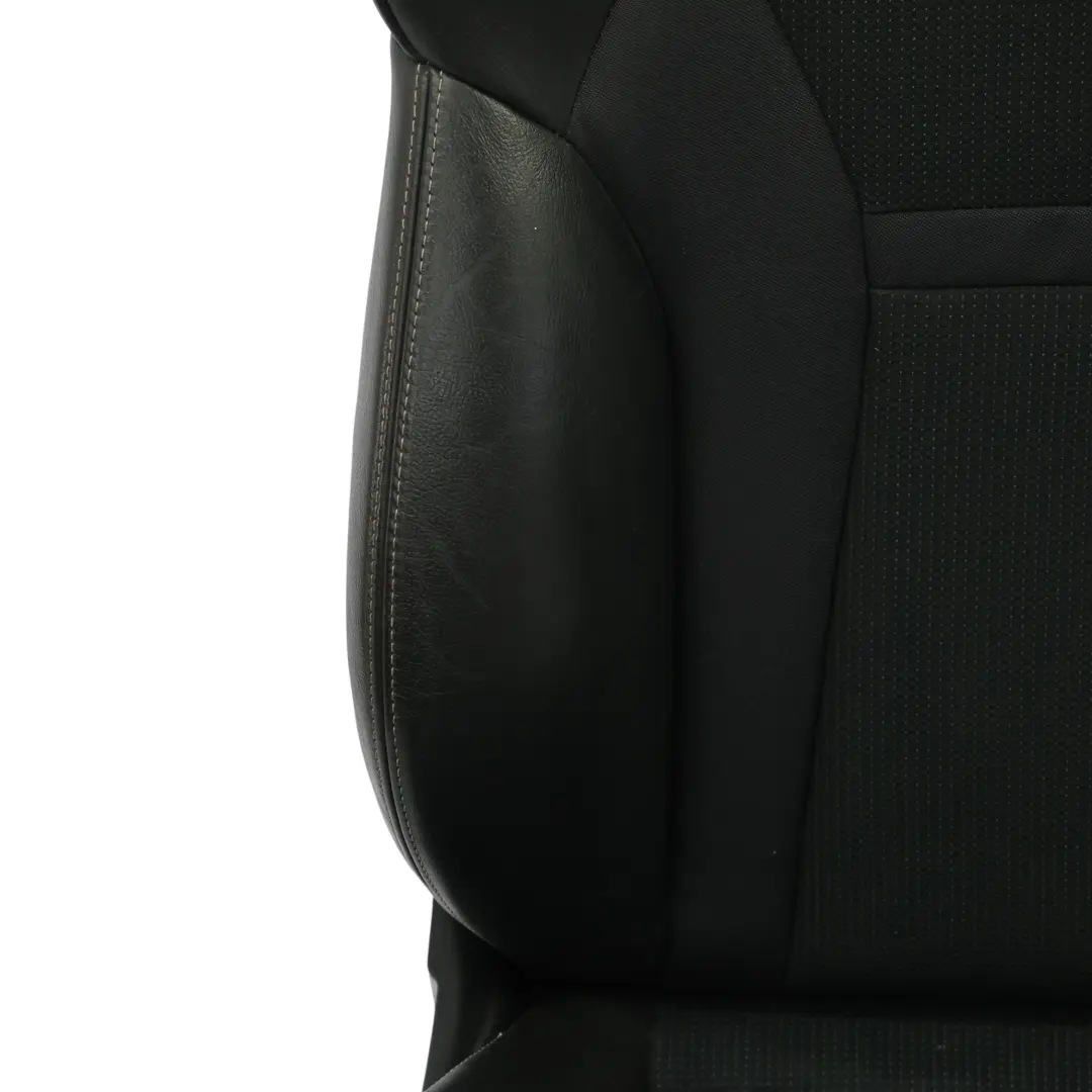 Audi A1 8X 5 Door S-Line Front Sport Seat Cloth/Leather Interior Left N/S Black