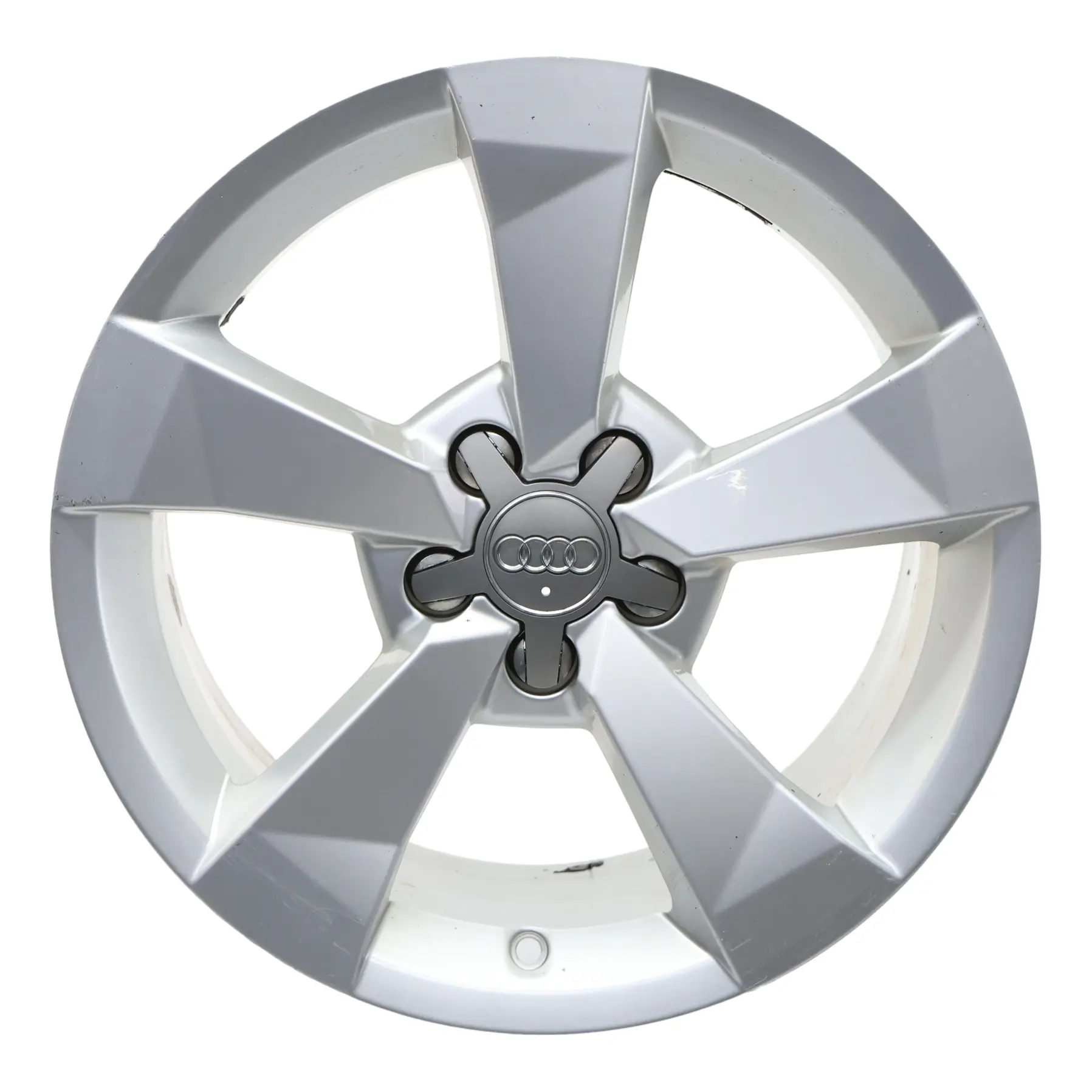 Audi A1 8X Silver Alloy Wheel Rim 16" 7J ET:34 Star Spoke 8XA601025A