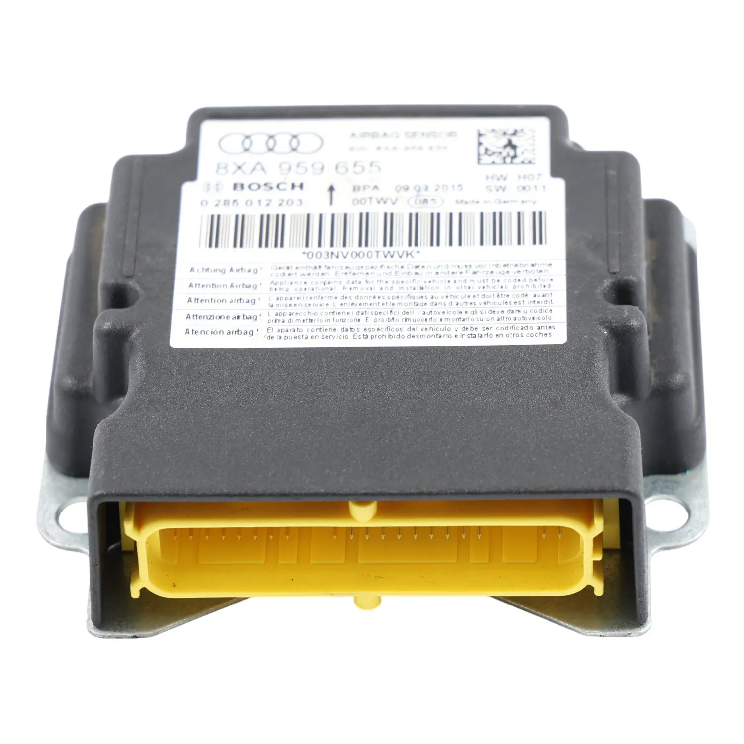 Audi A1 8X Moduł Sterownik Poduszek Powietrznych ECU 8XA959655