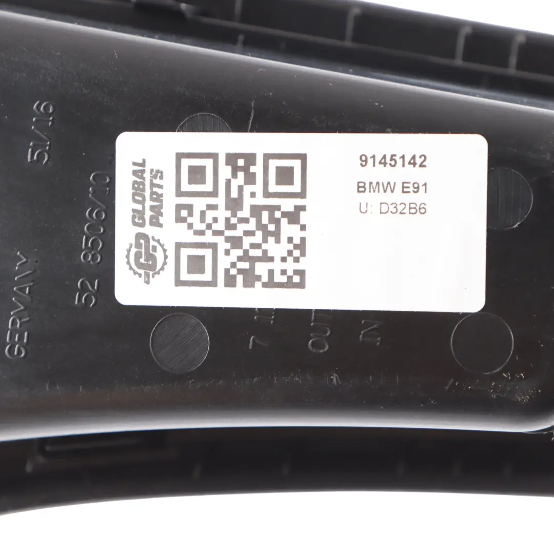 Centre Console Trim BMW E90 E91 E92 Gear Cover Panel Alu Feinschliff 9145142