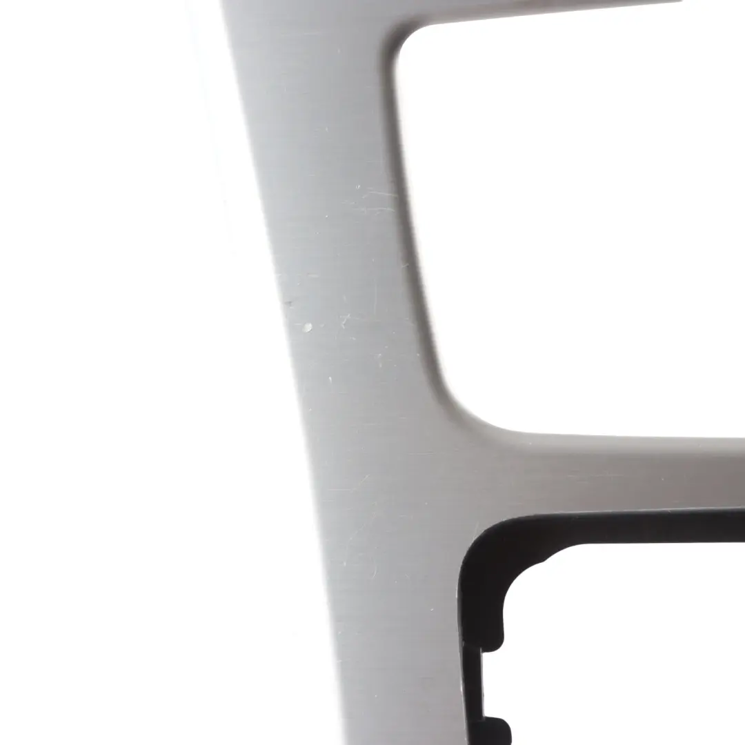 Centre Console Trim BMW E90 E91 E92 Gear Cover Panel Alu Feinschliff 9145142