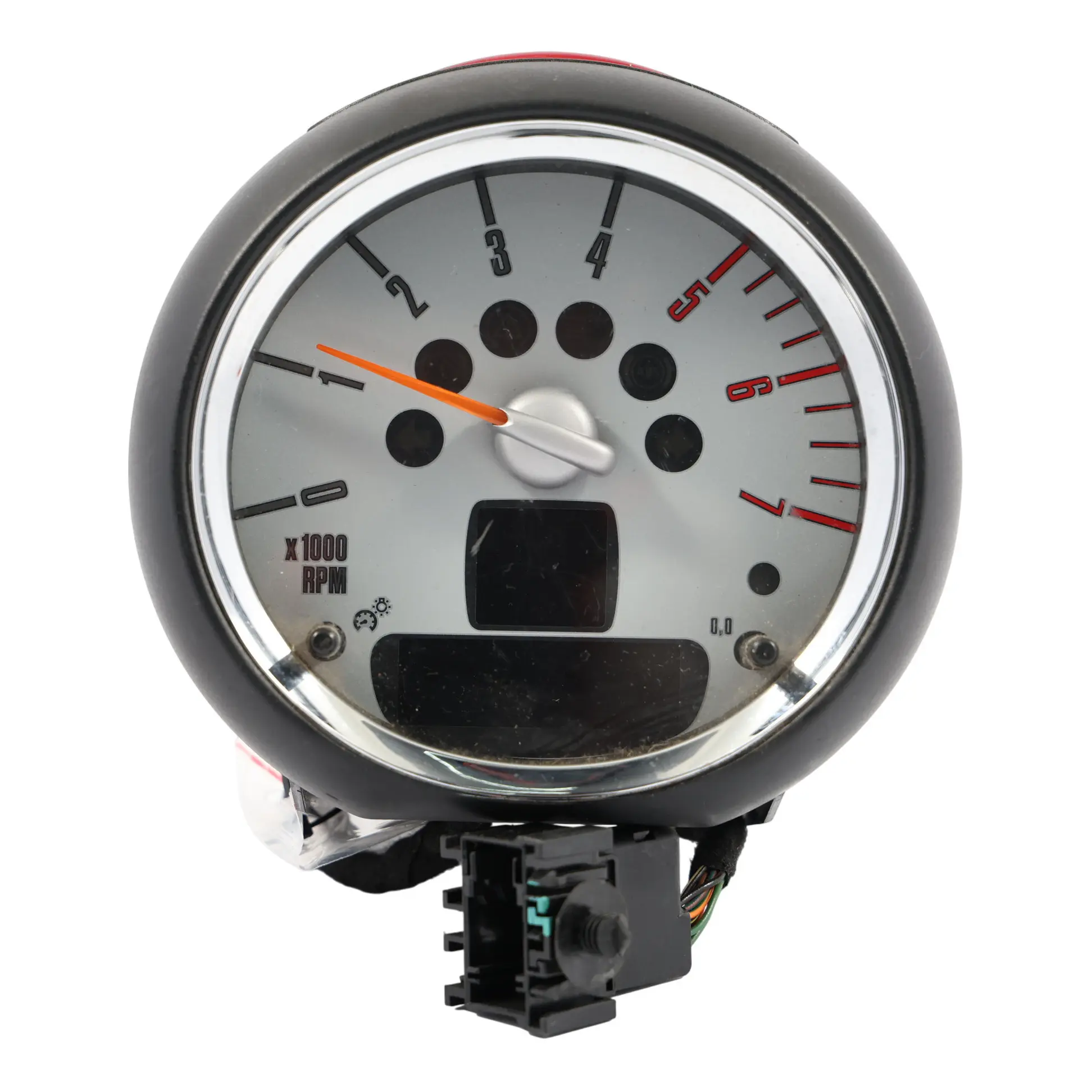 Mini R56 Tachometer Gauge Revolution Counter Clock Chrome 9153408