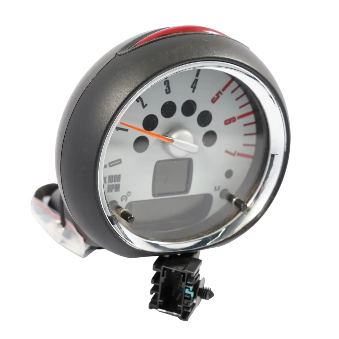 Mini R56 Tachometer Gauge Revolution Counter Clock Chrome 9153408