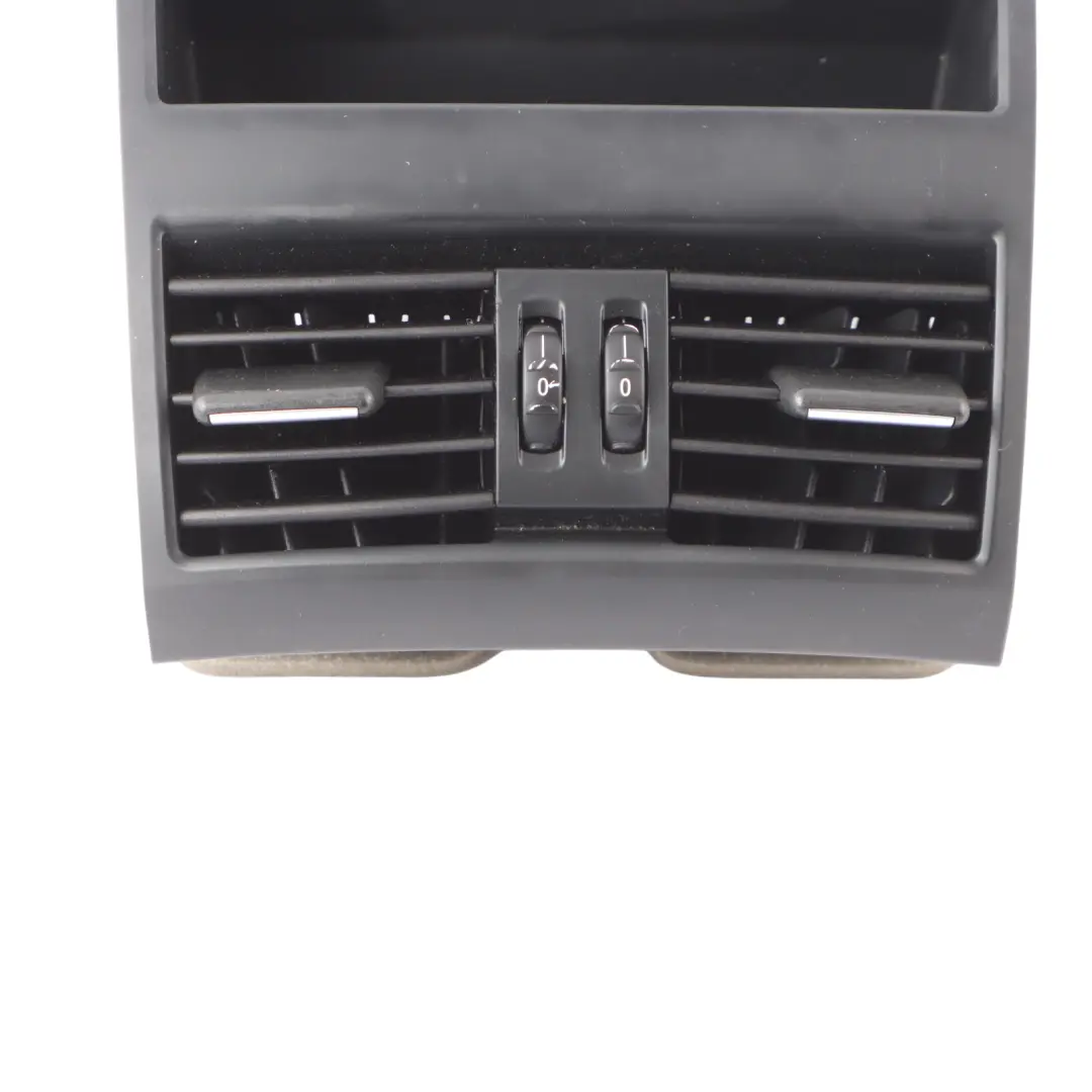 Fresh Air Grille BMW F10 F11 Rear Console Vent Trim Cover Panel Black 9172167