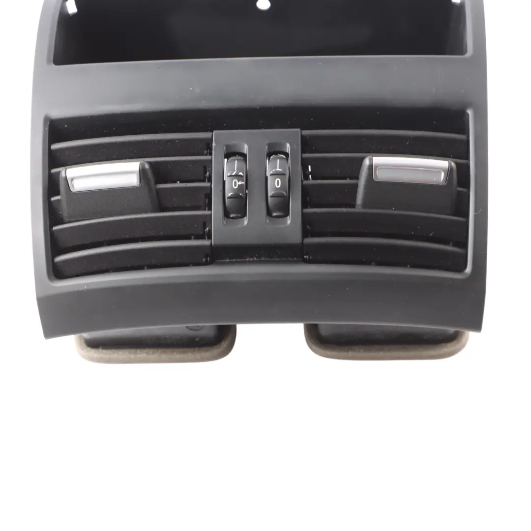 Fresh Air Grille BMW F10 F11 Rear Console Vent Trim Cover Panel Black 9172167