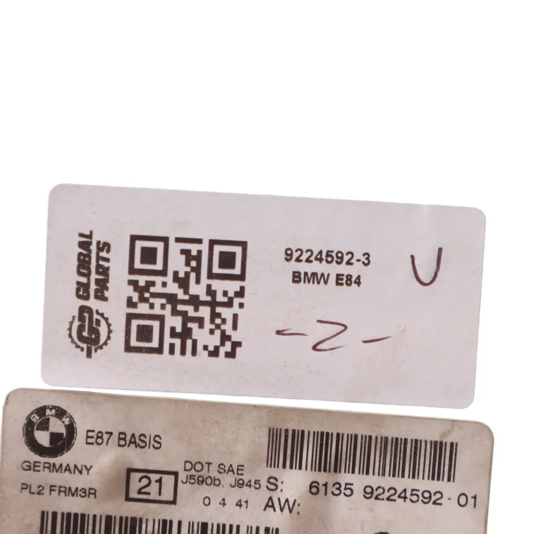 BMW E84 Footwell Light Module Control Unit ECU PL2 FRM3R 9224592