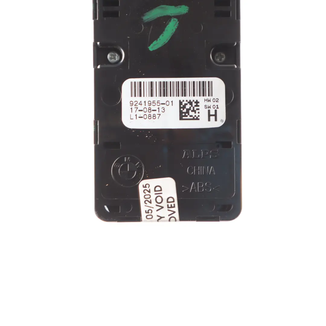BMW F10 F11 Interrupteur de commande de leve-vitre electrique pliable 9241955