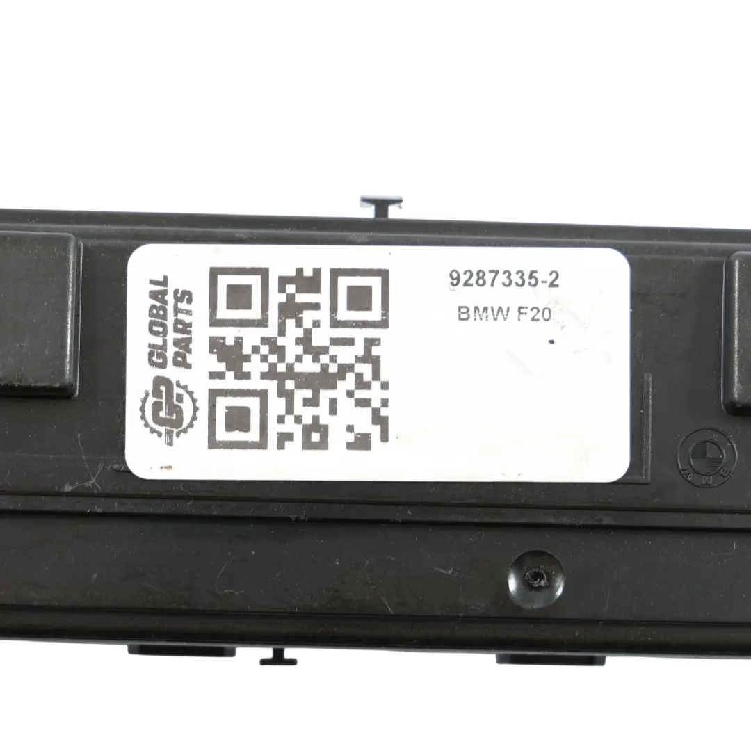 Interruptor Aire Acondicionado BMW F20 F21 Unidad De Control Negro Plata 9287335