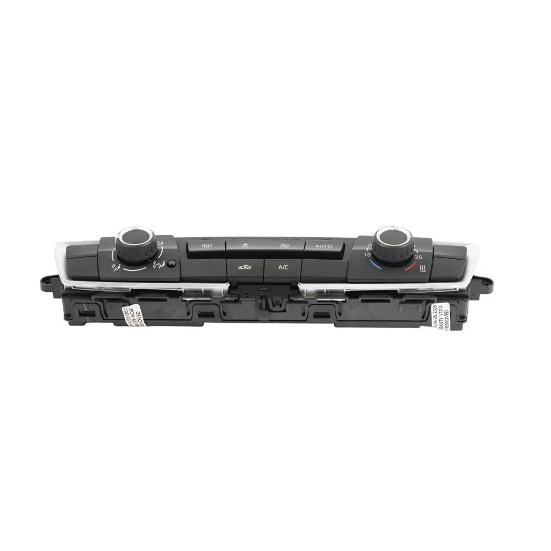 Interruptor Aire Acondicionado BMW F20 F21 Unidad De Control Negro Plata 9287335