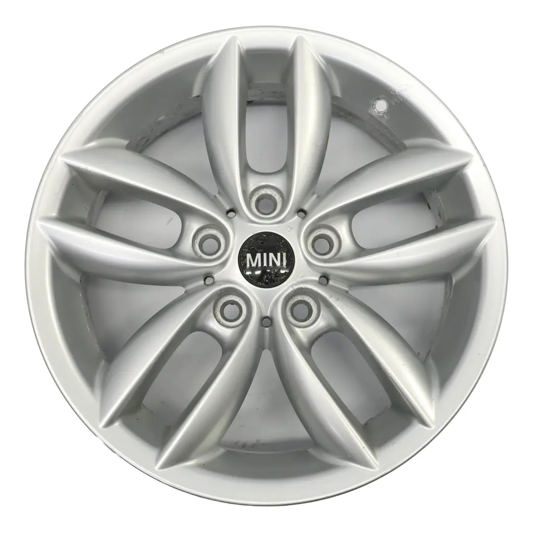 Mini Cooper R60 R61 Silver Wheel Alloy Rim 17" 7J ET:50 5-Star Double Spoke 124