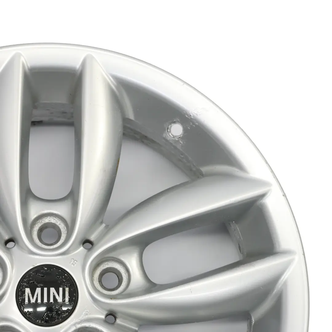 Mini Cooper R60 R61 Silver Wheel Alloy Rim 17" 7J ET:50 5-Star Double Spoke 124