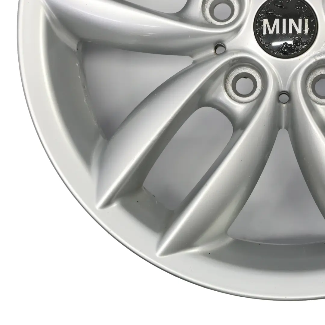 Mini Cooper R60 R61 Silver Wheel Alloy Rim 17" 7J ET:50 5-Star Double Spoke 124