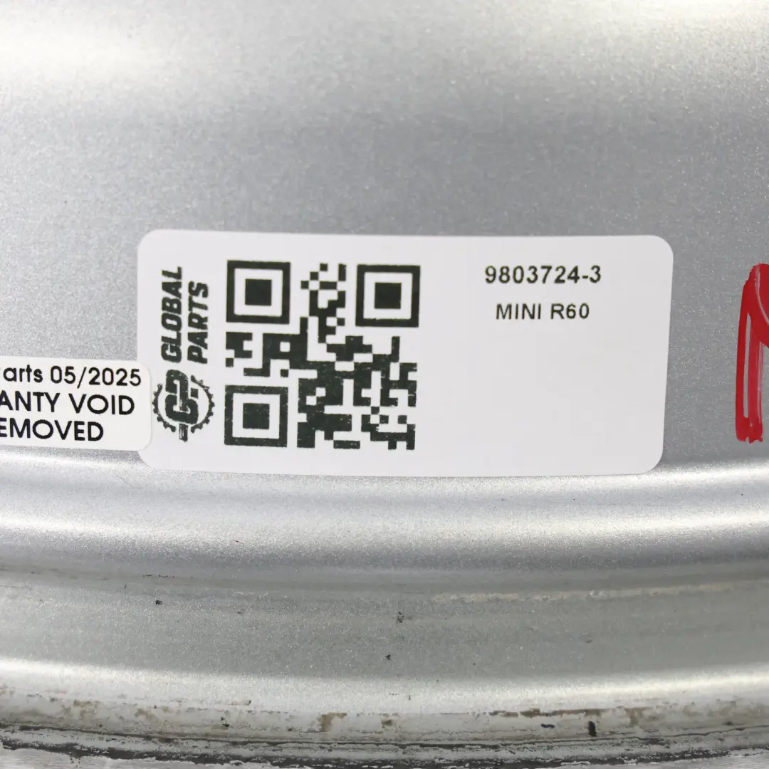 Mini Cooper R60 R61 Silver Wheel Alloy Rim 18" ET:52 7,5J Turbo Fan 126 9803724