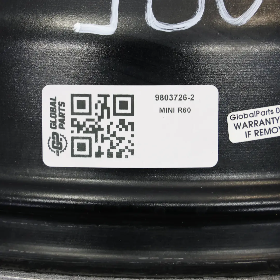 Jante En Alliage Noire Mini Cooper R60 R61 17" 7J 5 Branches Doubles 124 9803726