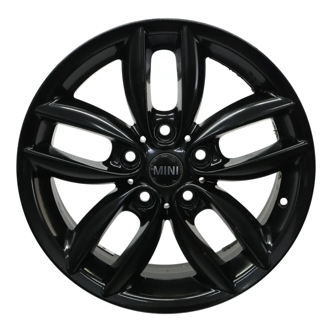 Jante En Alliage Noire Mini Cooper R60 R61 17" 7J 5 Branches Doubles 124 9803726