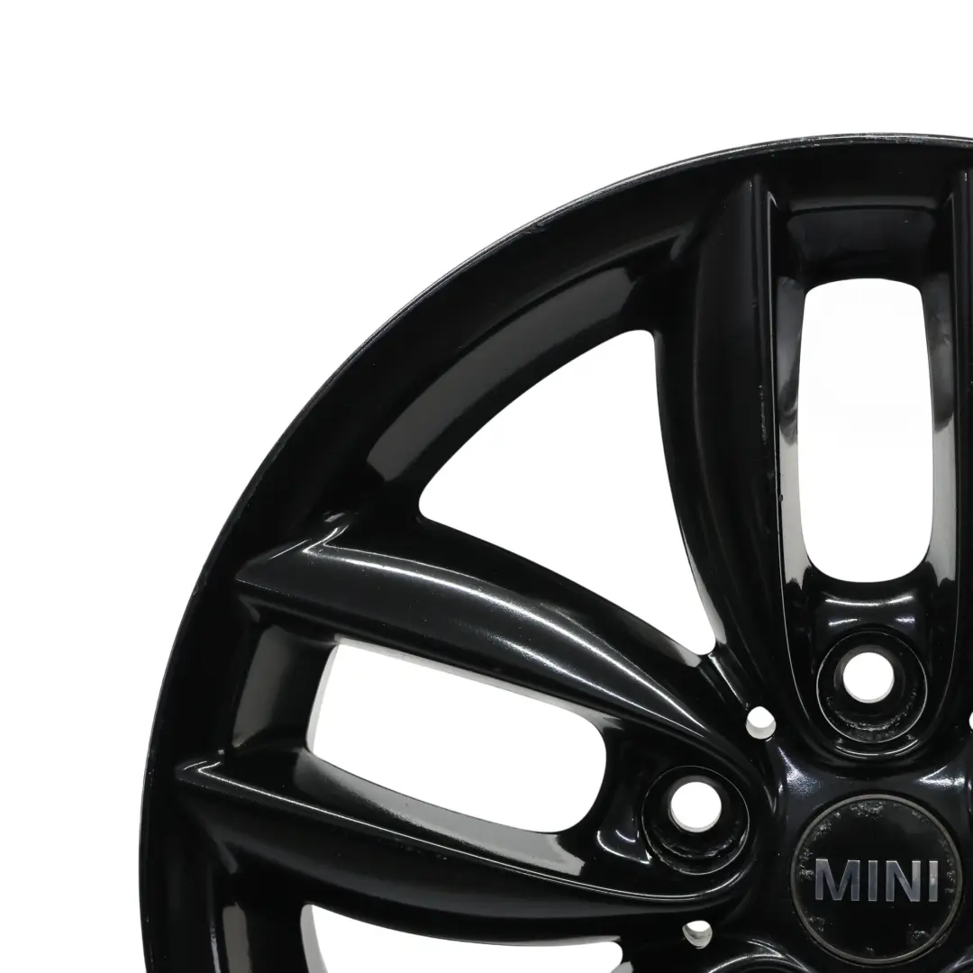 Jante En Alliage Noire Mini Cooper R60 R61 17" 7J 5 Branches Doubles 124 9803726