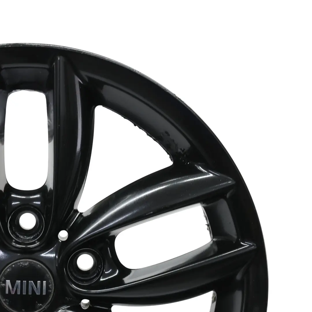 Jante En Alliage Noire Mini Cooper R60 R61 17" 7J 5 Branches Doubles 124 9803726