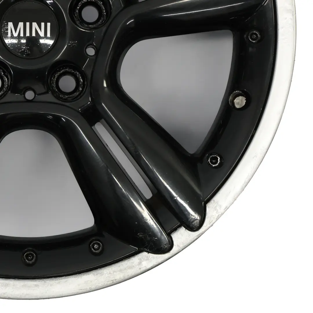 Mini Cooper R60 R61 Jante noire alliage 18" ET:52 7,5J 5-Star Double Spoke 127
