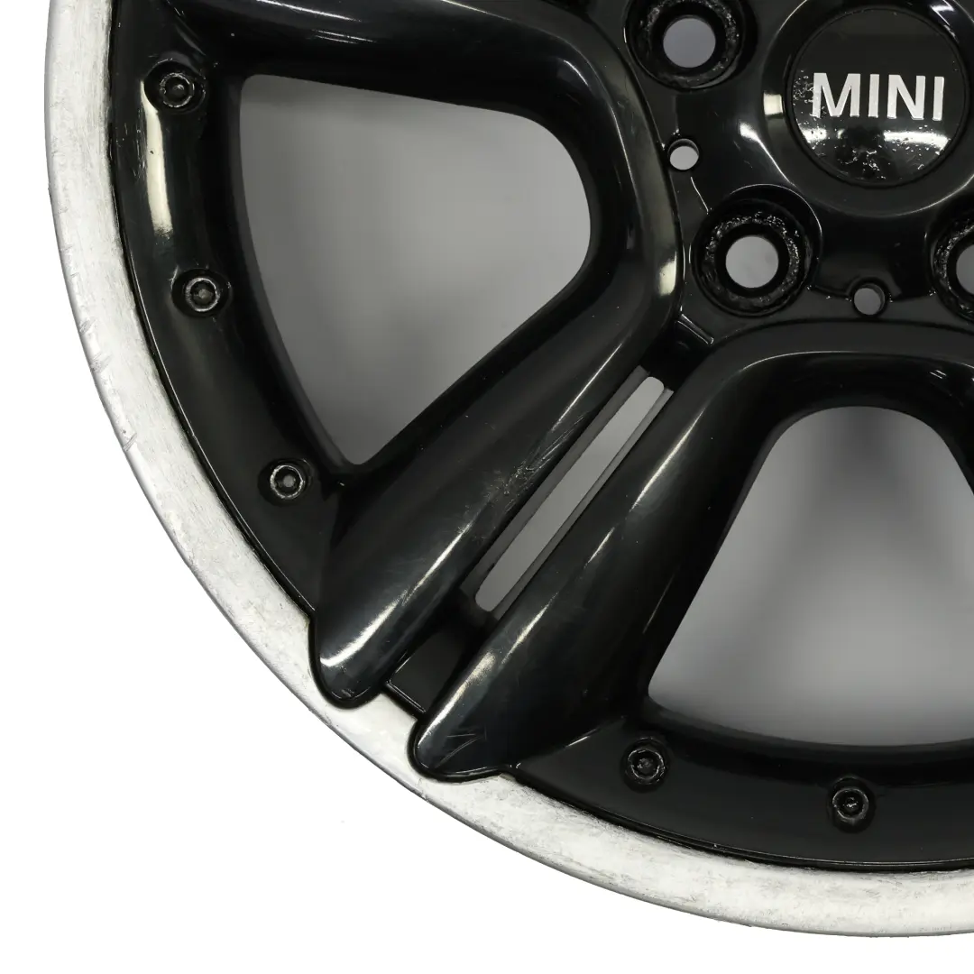 Mini Cooper R60 R61 Jante noire alliage 18" ET:52 7,5J 5-Star Double Spoke 127