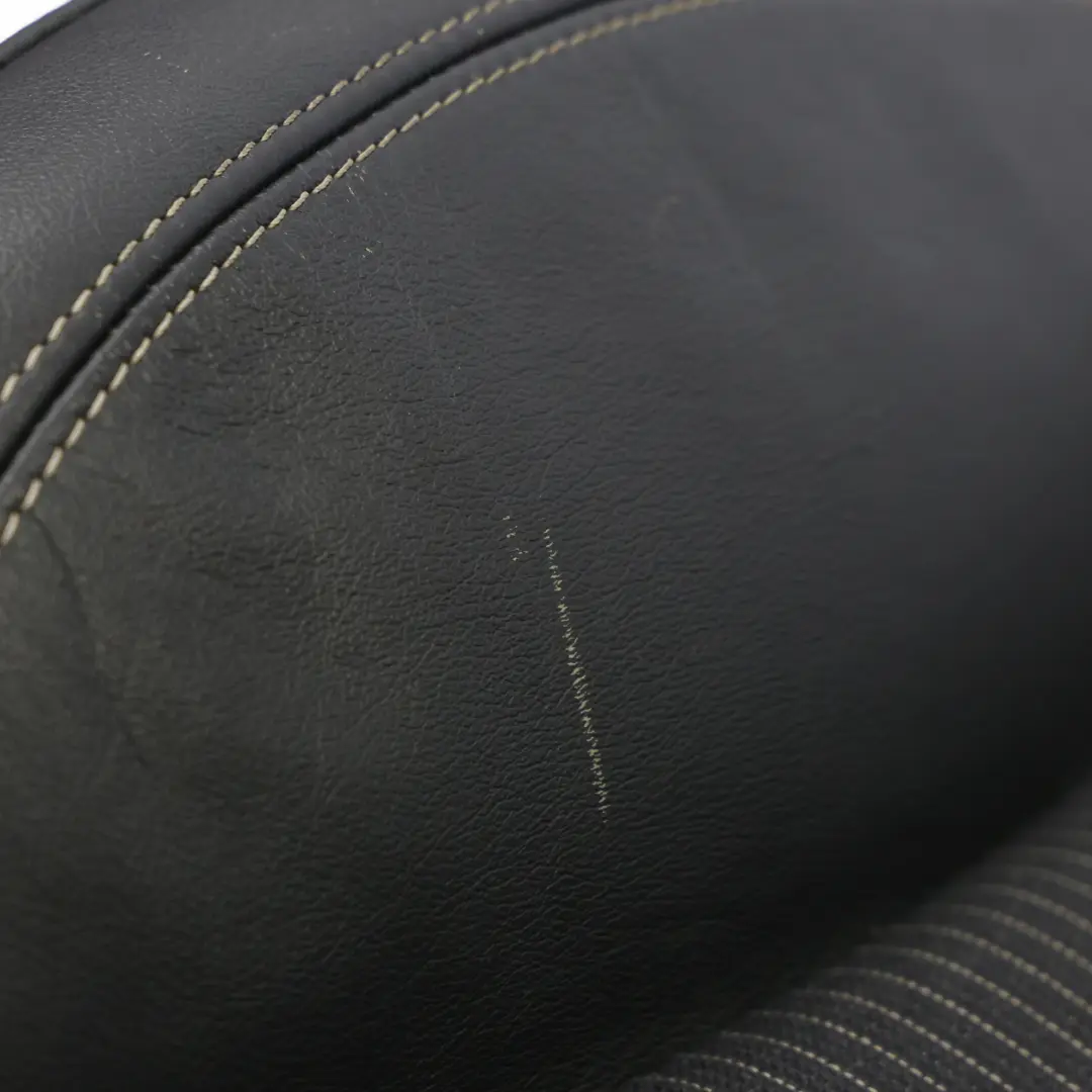 Mini R60 Sport Front Seat Backrest Heated Left N/S Cloth Leather Tobacco