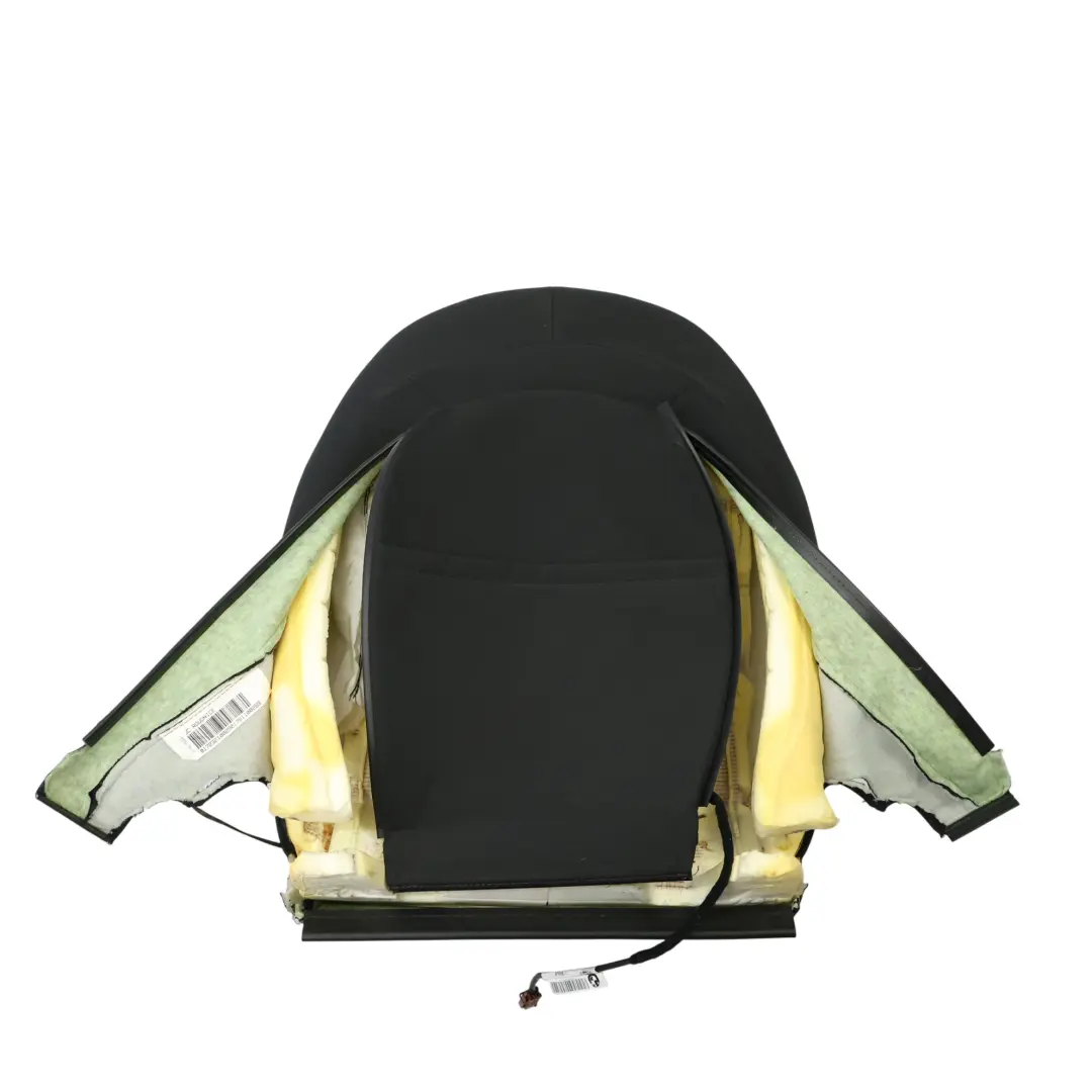Mini R60 Sport Front Seat Backrest Heated Left N/S Cloth Leather Tobacco