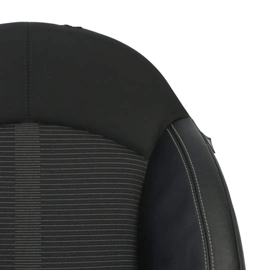 Mini R60 Sport Front Seat Backrest Heated Left N/S Cloth Leather Tobacco
