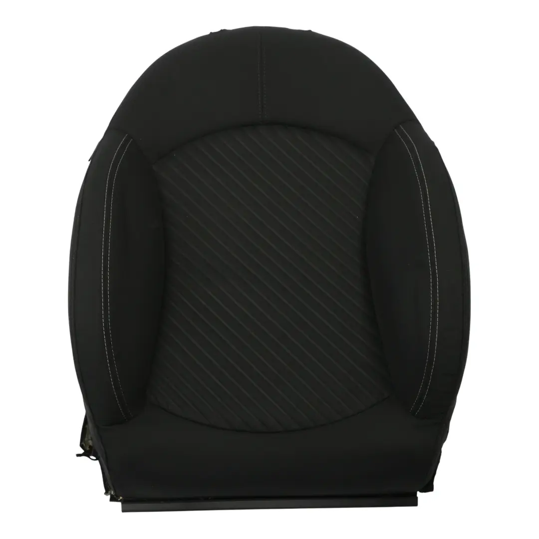 Mini R60 Countryman Seat Backrest Fabric Diagonal Track Grey Front Left N/S 