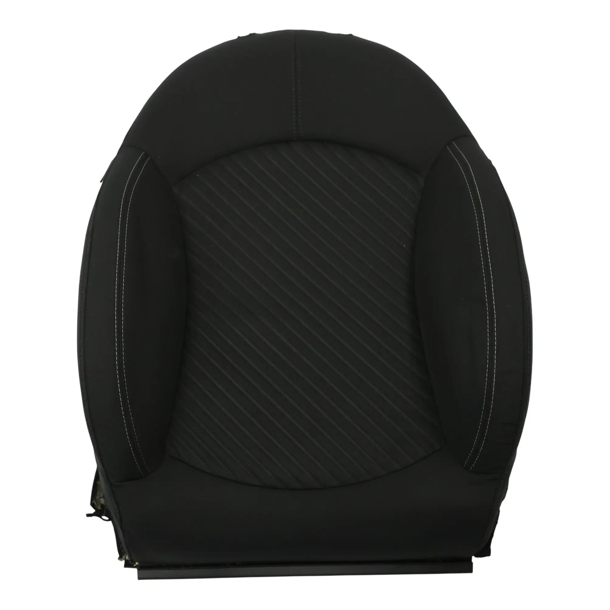 Mini R60 Countryman Seat Backrest Fabric Diagonal Track Grey Front Left N/S