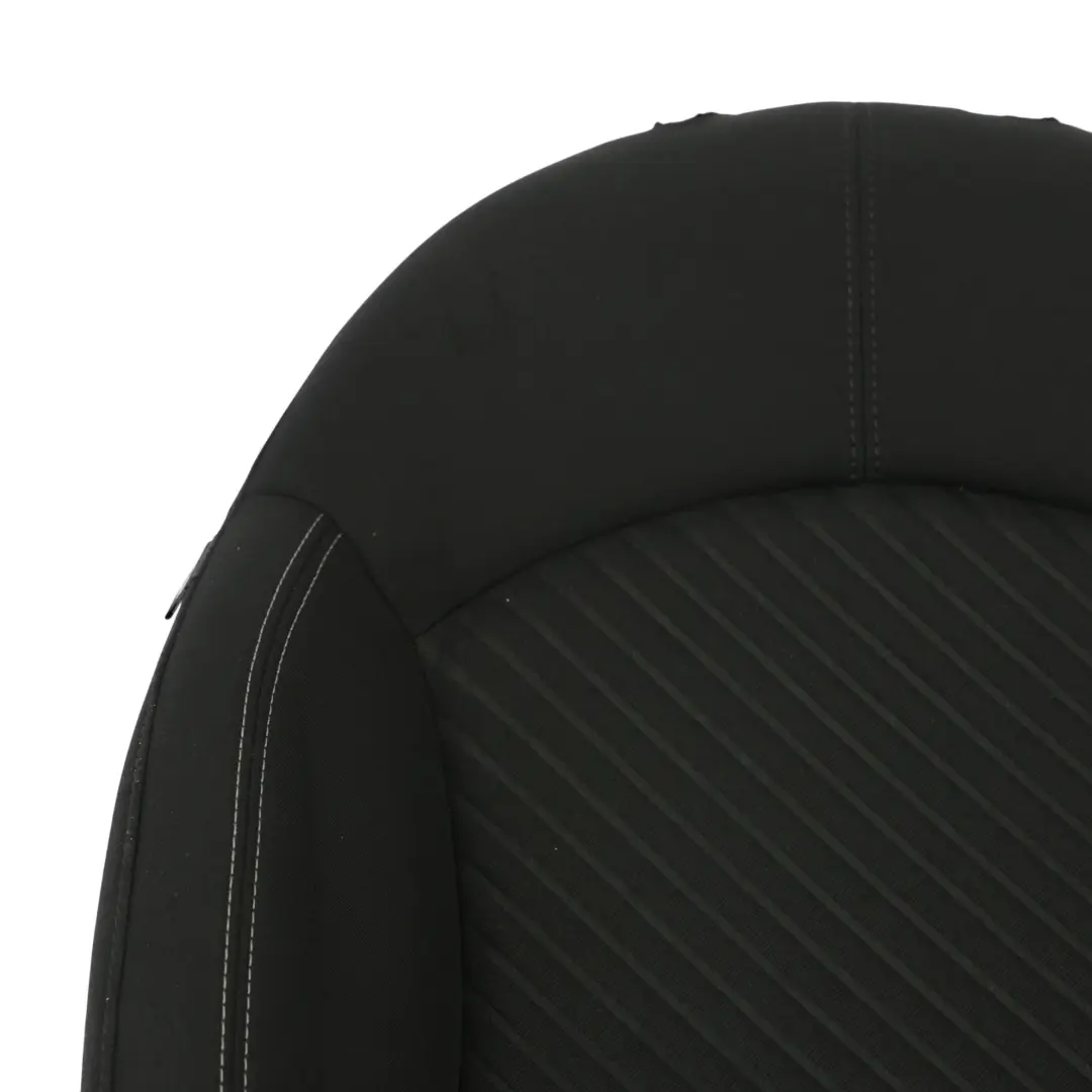 Mini R60 Countryman Seat Backrest Fabric Diagonal Track Grey Front Left N/S 