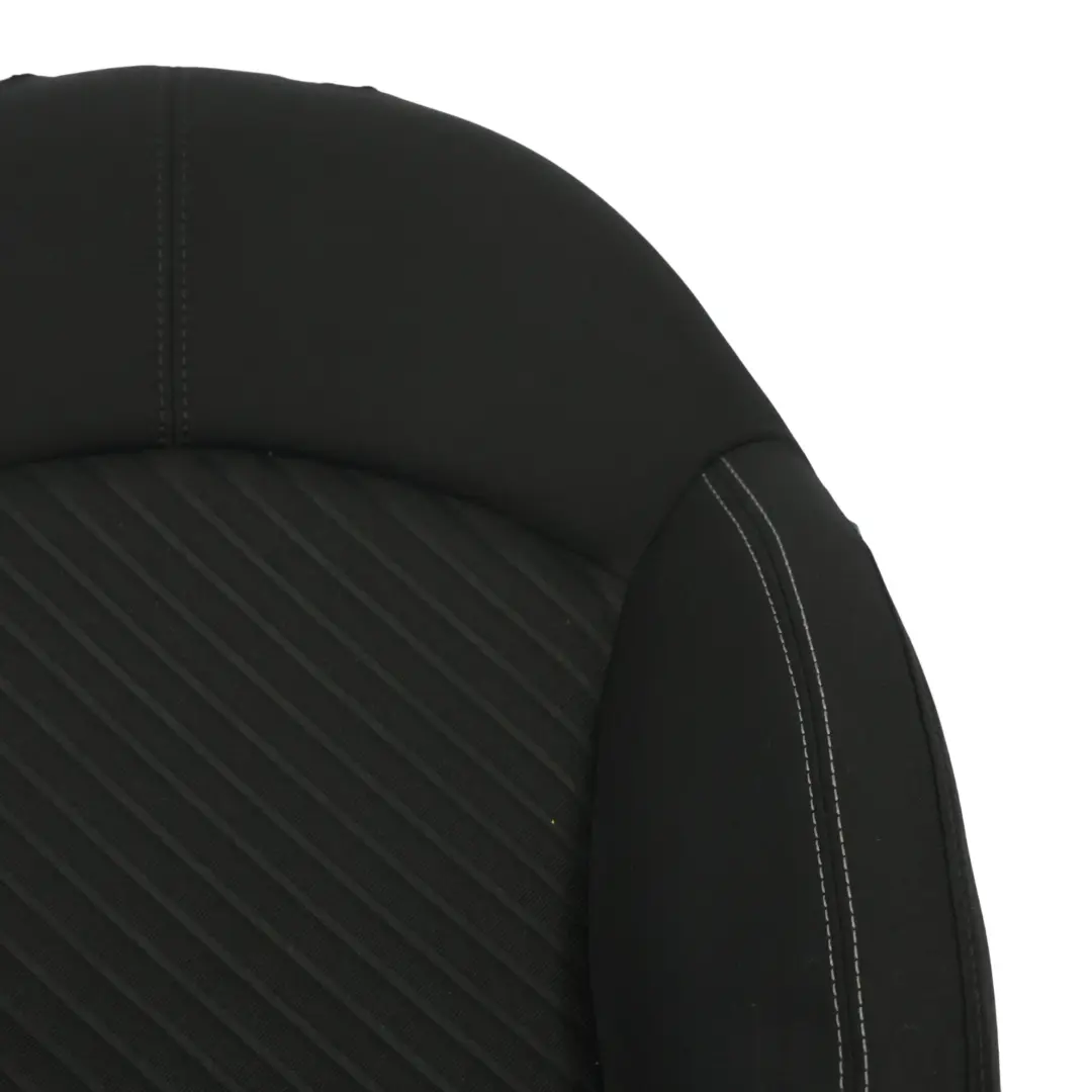 Mini R60 Countryman Seat Backrest Fabric Diagonal Track Grey Front Left N/S 