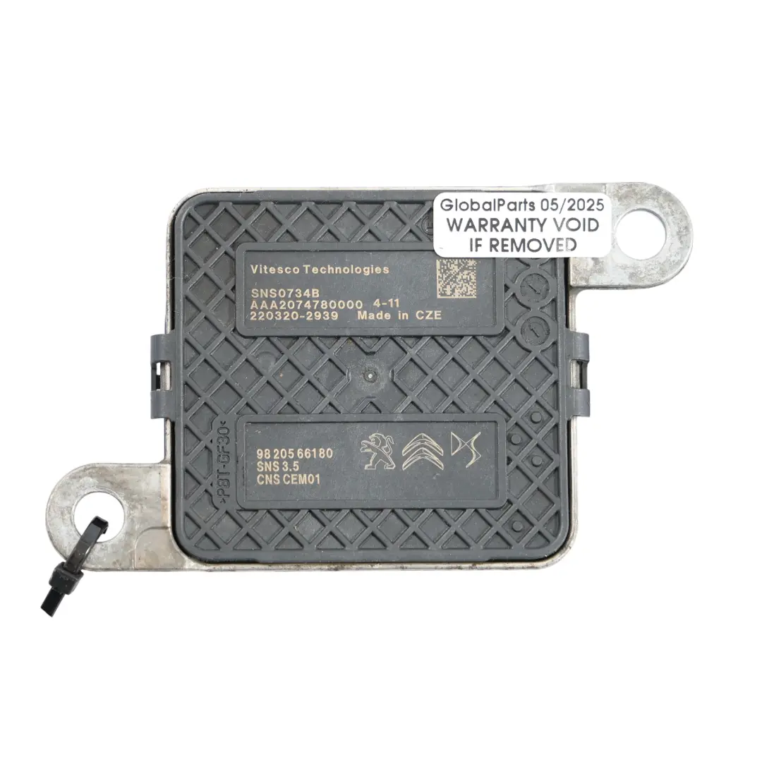 Citroen Jumper III Czujnik NOx Czujnik Lambda Wydechu HDi Diesel 9820566180