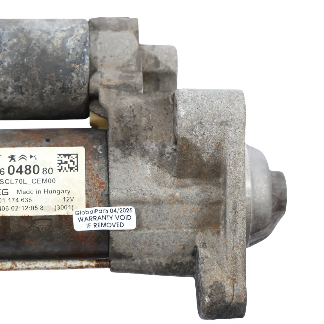 Citroen Relay 2.2 HDI Engine Starter Motor Diesel 9826048080