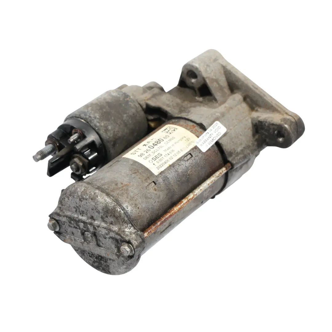 Citroen Relay 2.2 HDI Engine Starter Motor Diesel 9826048080