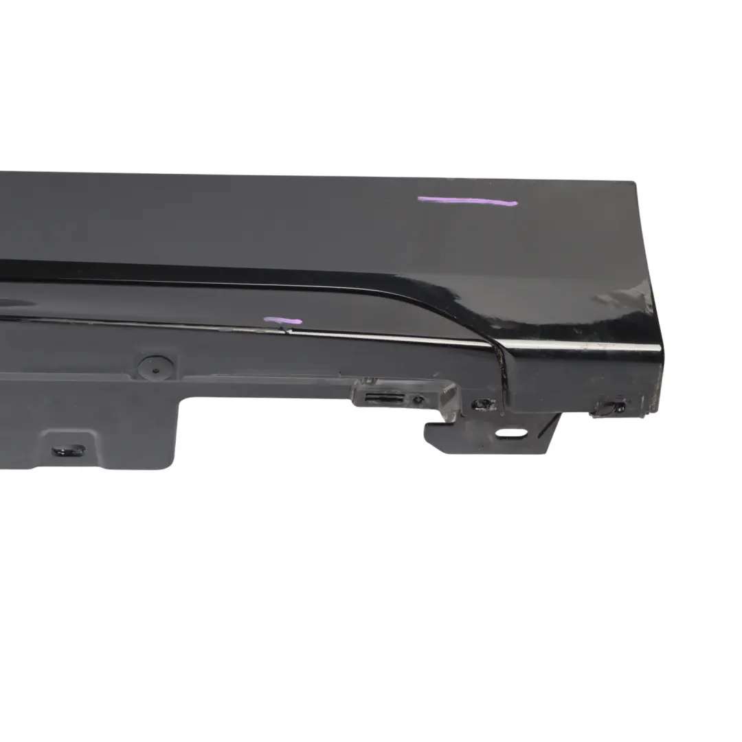 BMW F40 Side Skirt M Sport Sill Strip Right O/S Black Sapphire Metallic - 475