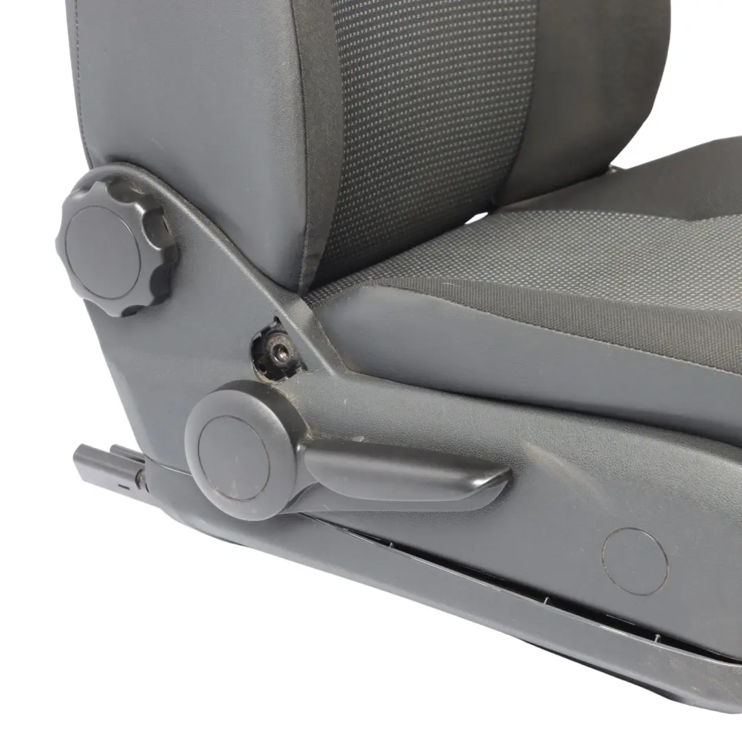 Front Seat Mercedes W906 Sprinter Right O/S Cloth Lima Black Fabric