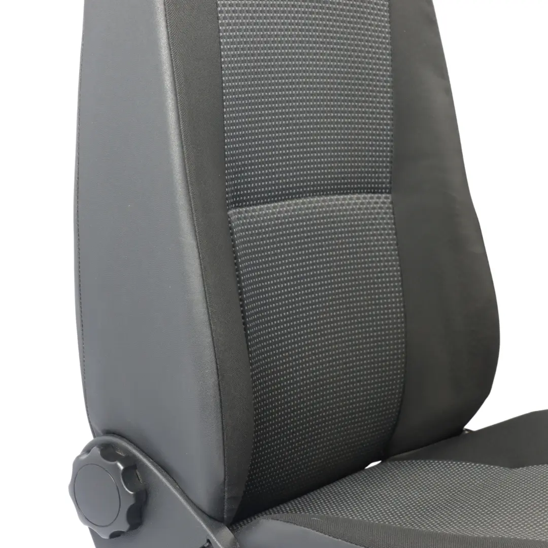 Front Seat Mercedes W906 Sprinter Right O/S Cloth Lima Black Fabric