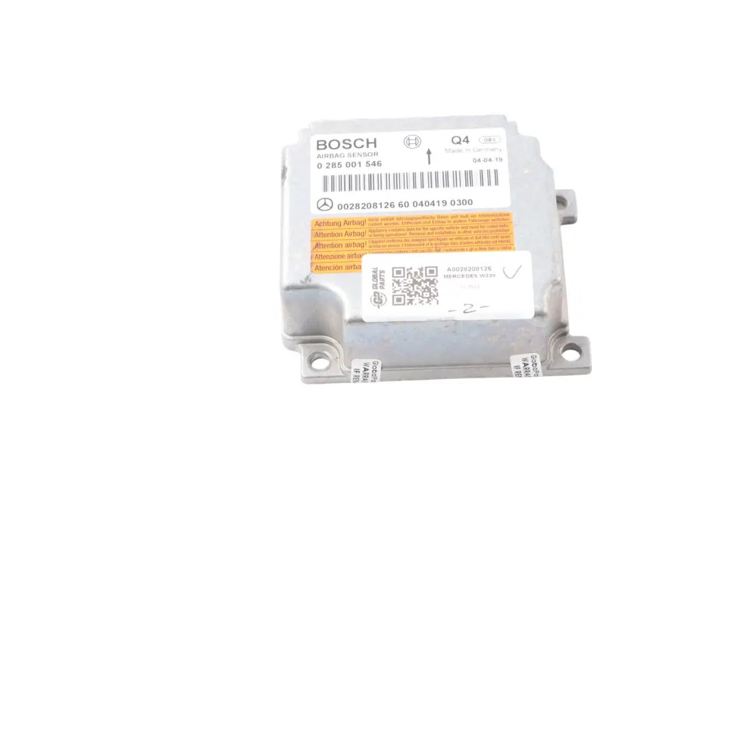 Mercedes W220 Air Module System Control Unit Module ECU SRS A0028208126