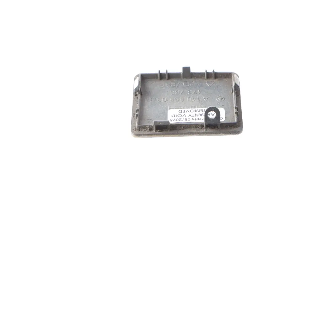 Mercedes W220 Front Right O/S Jacking Eye Cover Trim Brilliant Silver - 744