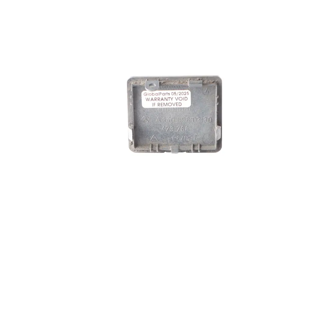 Mercedes W220 Front Right O/S Jacking Eye Cover Trim Brilliant Silver - 744