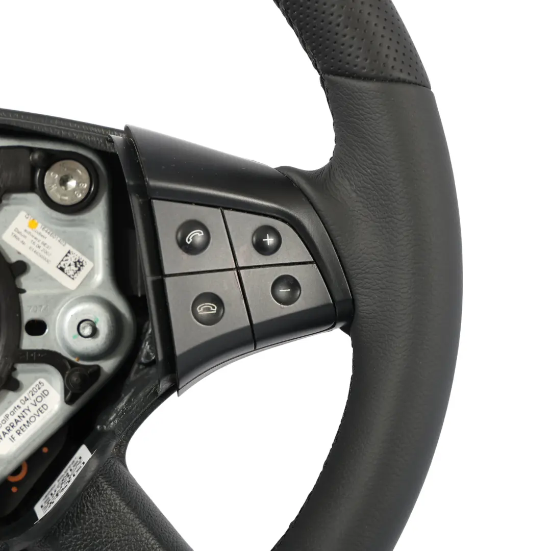 Mercedes W245 Neues Leder Schwarz Lenkrad mit Schwarz Fäden