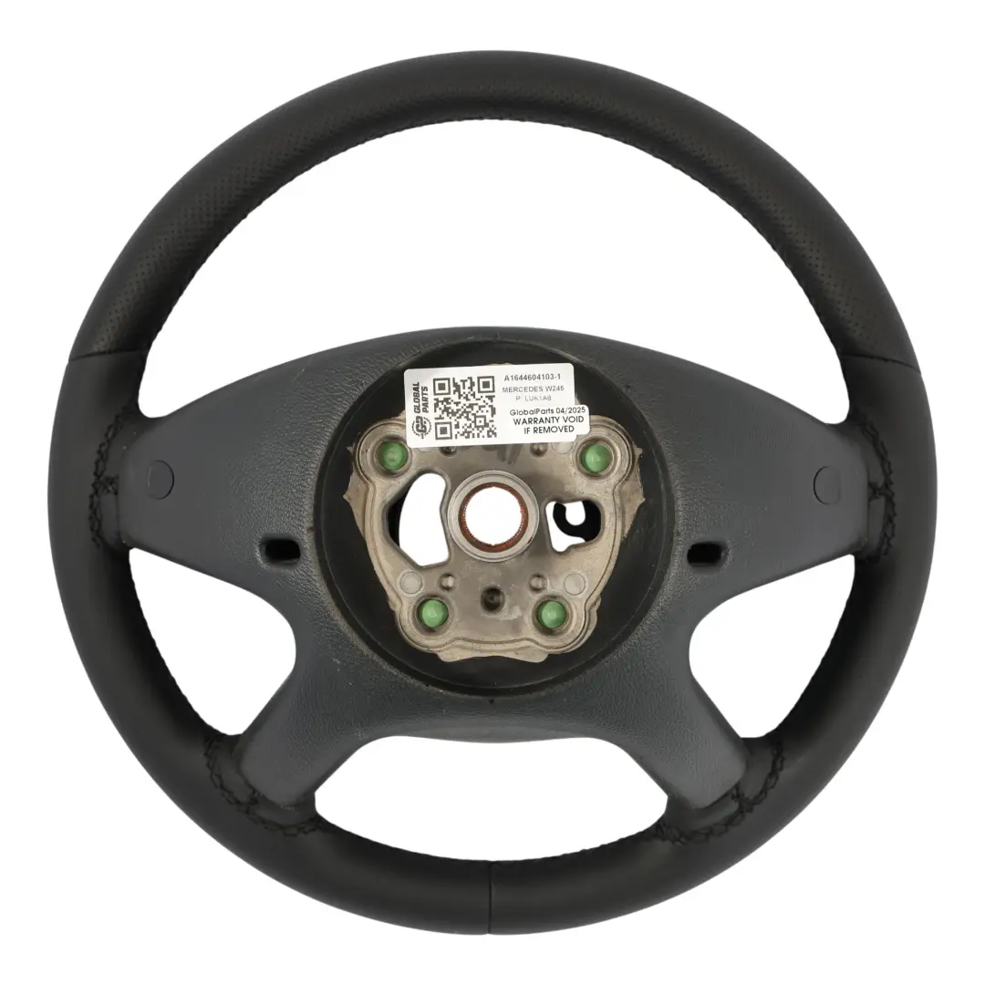 Mercedes W245 NUOVO Pelle Nera Volante Interruttore Multifunzione A1644604103