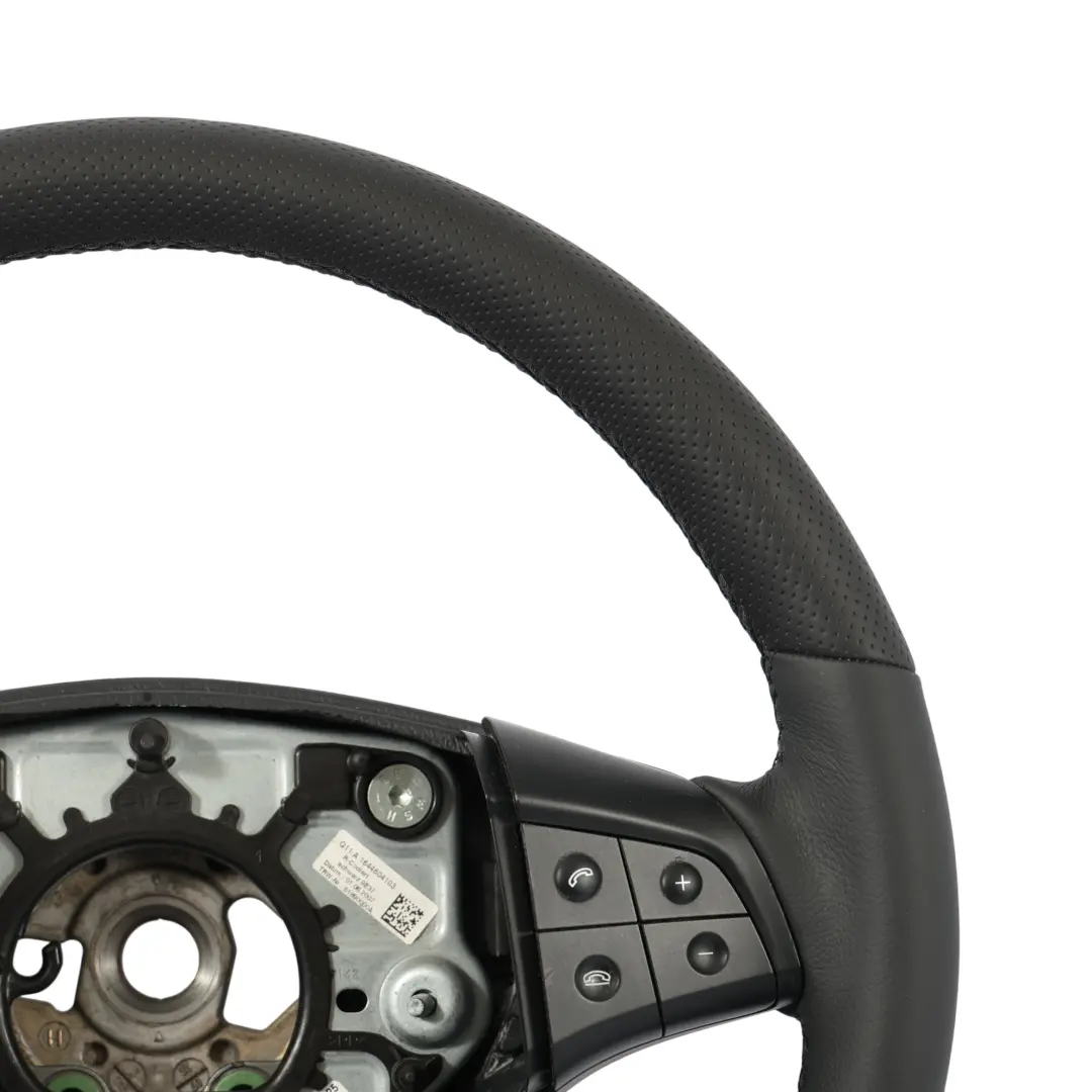 Mercedes W245 NUOVO Pelle Nera Volante Interruttore Multifunzione A1644604103