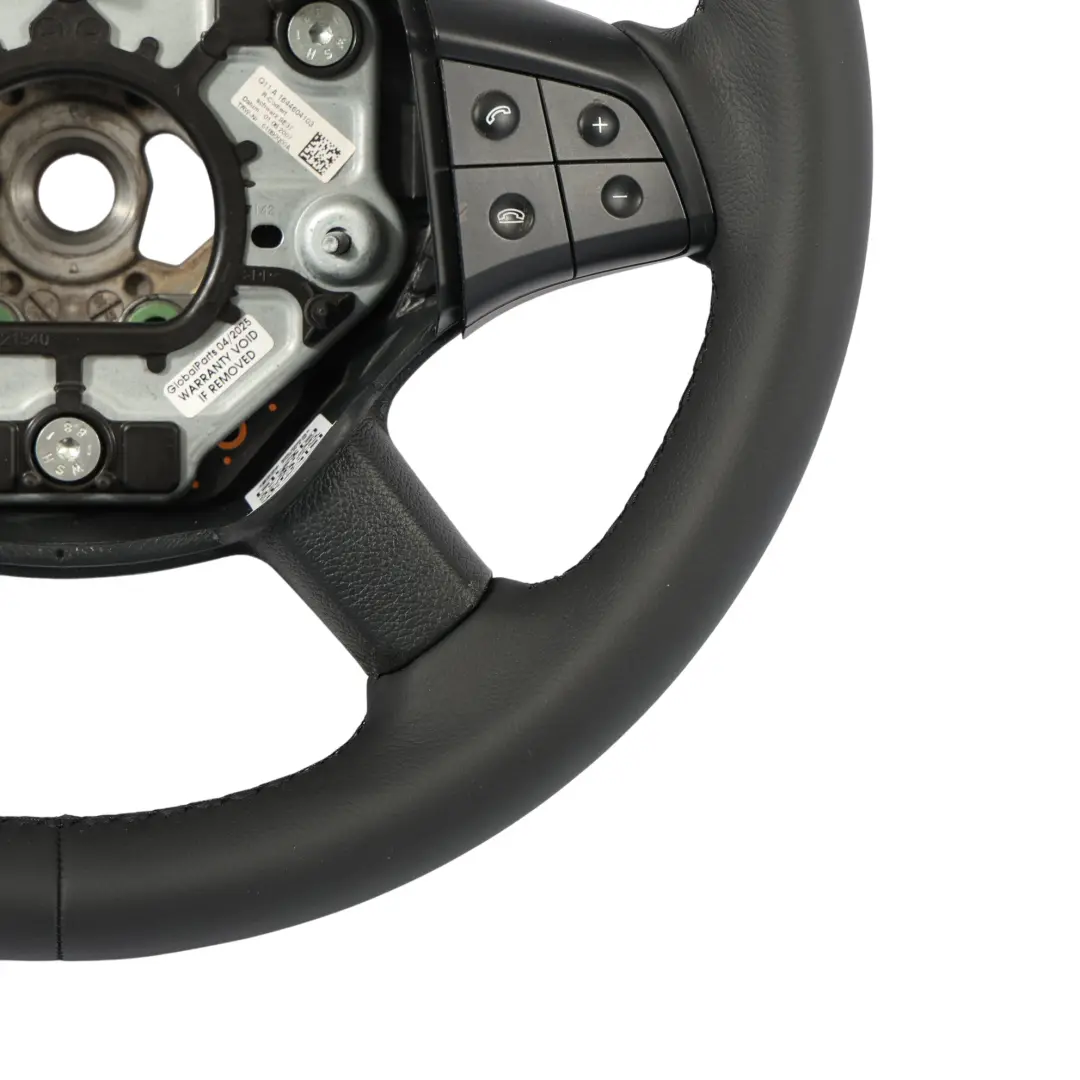 Mercedes W245 NUOVO Pelle Nera Volante Interruttore Multifunzione A1644604103