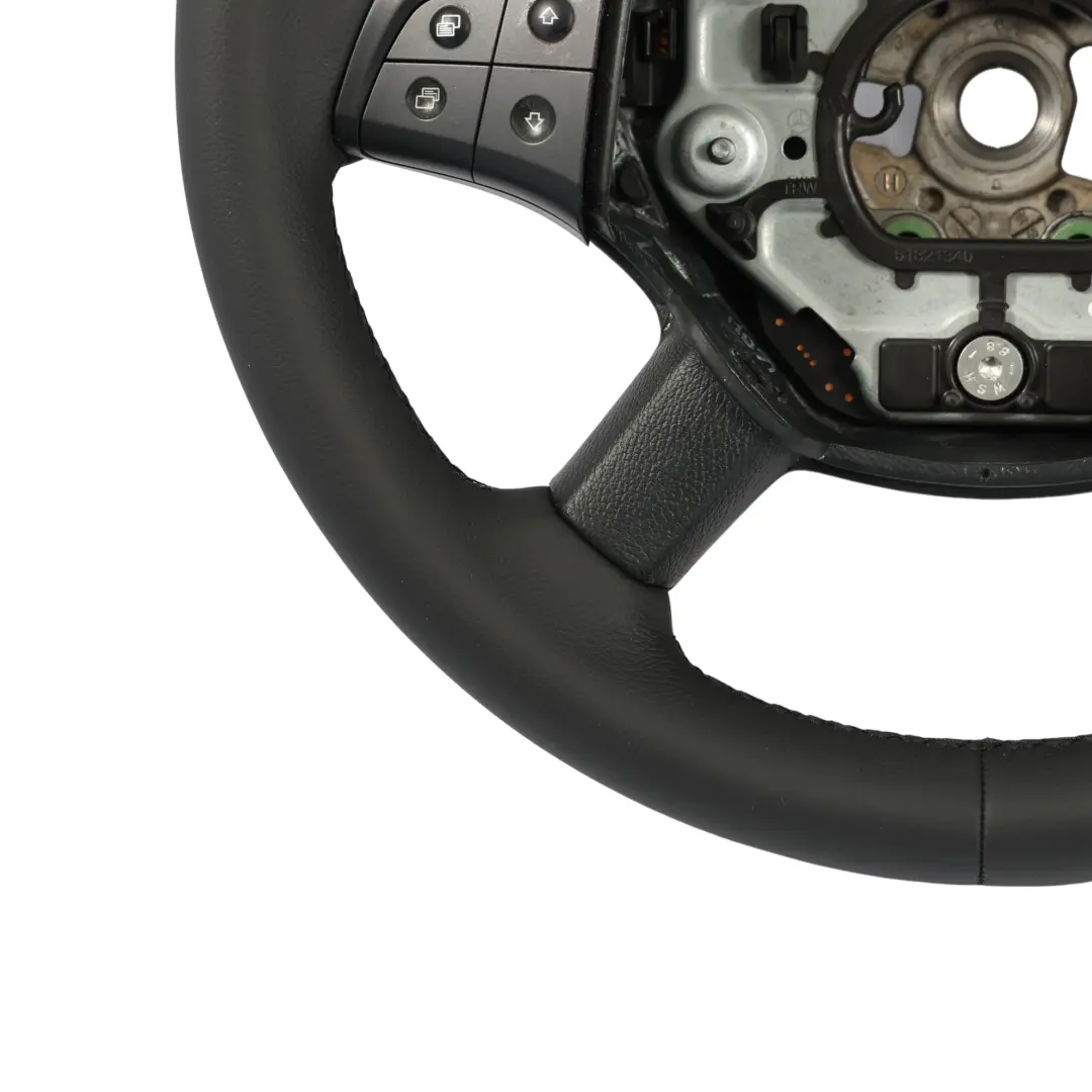Mercedes W245 NUOVO Pelle Nera Volante Interruttore Multifunzione A1644604103
