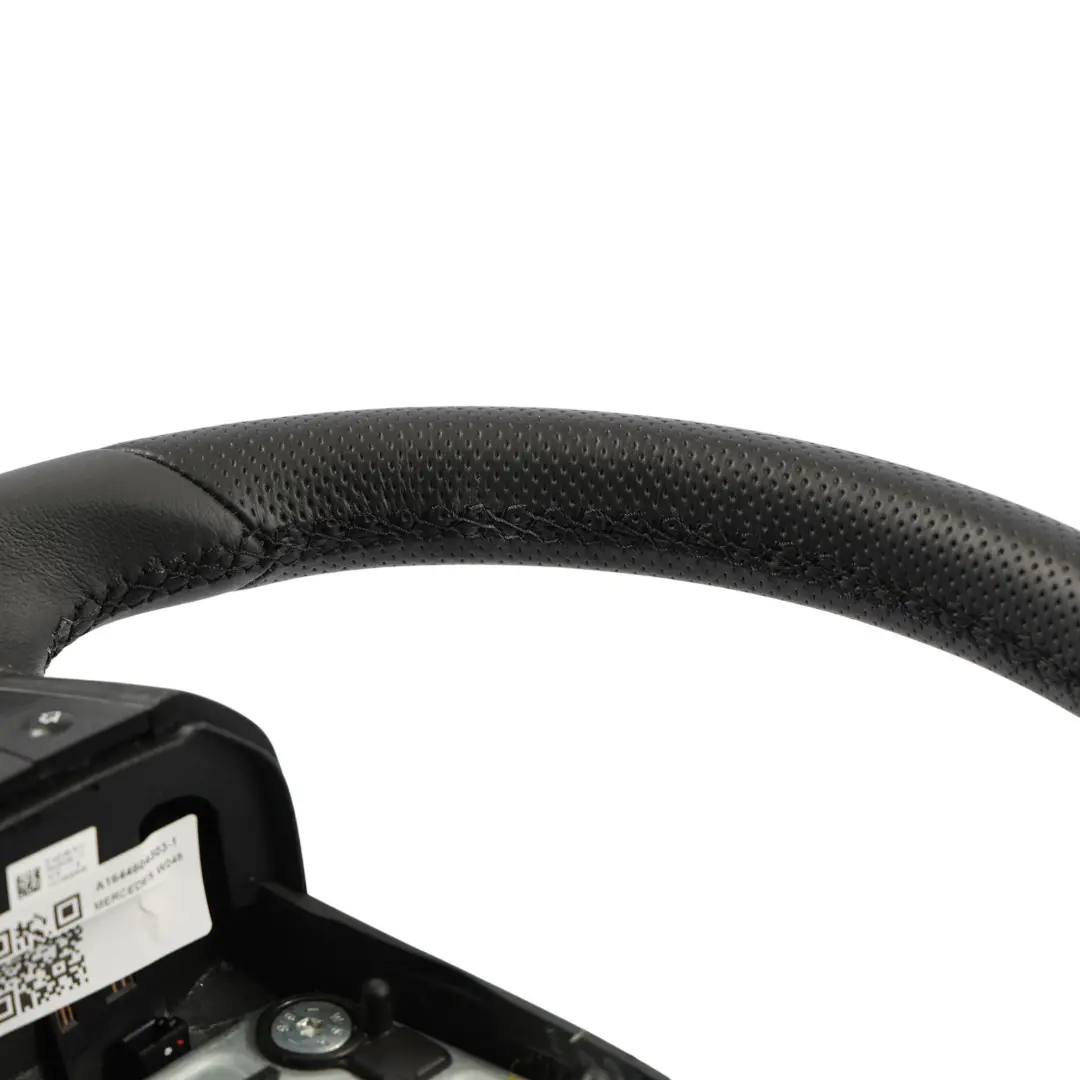Mercedes W245 NOUVEAU Volant En Cuir Noir Avec Filets Noirs