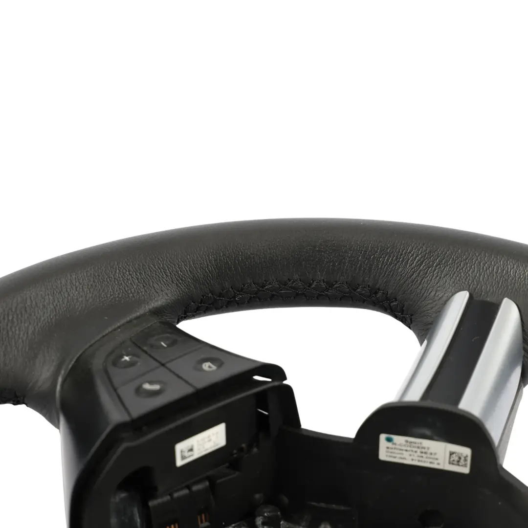 Mercedes W245 Neues Leder Schwarz Lenkrad mit Schwarz Fäden
